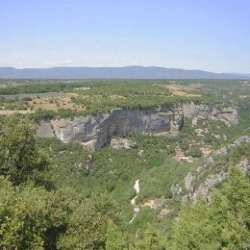 Rivière de l'Aiguebrun dans le Luberon