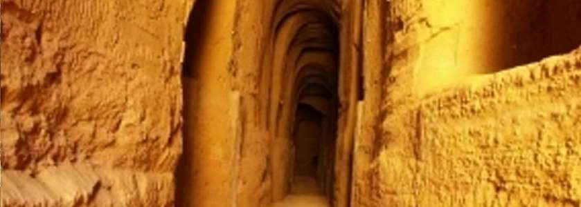 Mines d’ocre de Bruoux, visite des galeries d'ocre