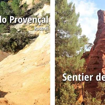 Colorado Provençal VS Sentier des ocres de Roussillon