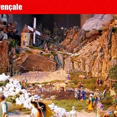 Crèche provençale pour Noël