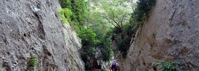 Gorges du Regalon dans le Parc Naturel du Luberon