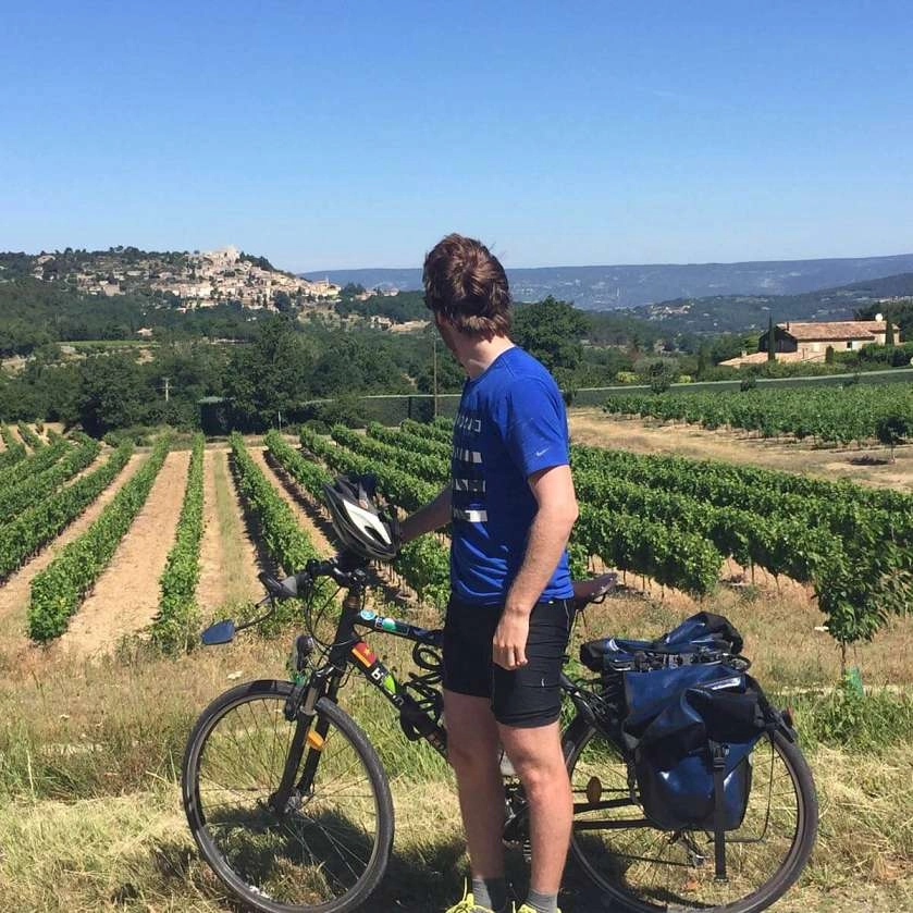 Gordes à vélo