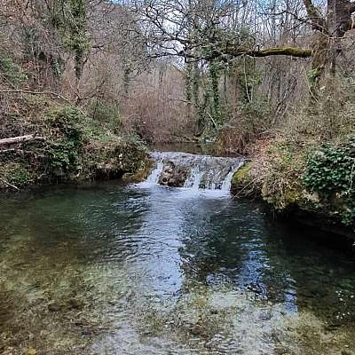 Rivière de l'Aiguebrun dans le Luberon