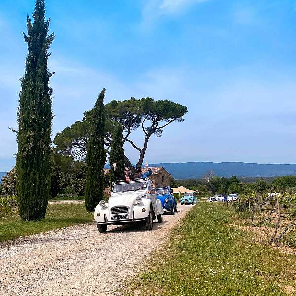 Balade de groupe en 2cv
