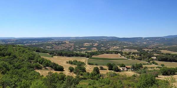 Paysage autour de Lurs