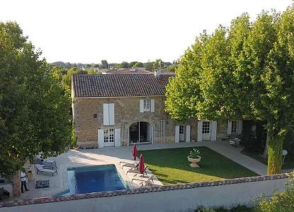 Le mas des Flaneraies vue aérienne 2.JPG