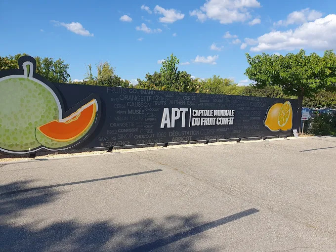 Apt capitale du fruit confit