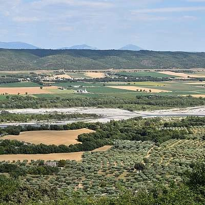 La Durance dans le Luberon, de Manosque à Cavaillon