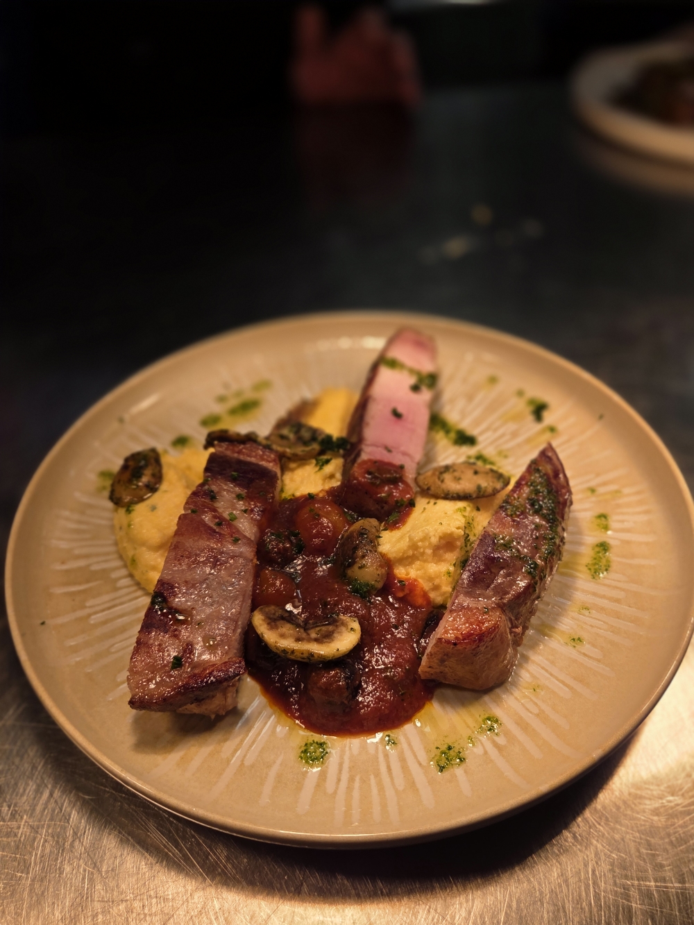 Plat proposé par le restaurant Sous le Cagnard