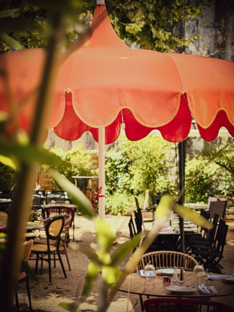 Terrasse du restaurant Sous Le Cagnard