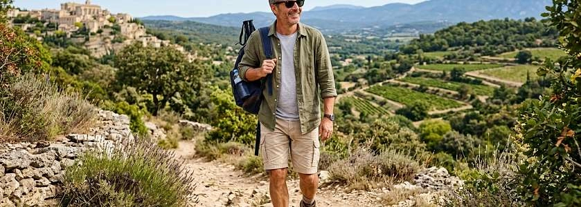 Préparer un sac pour une randonnée dans le Luberon
