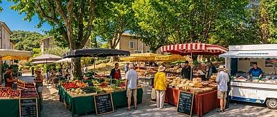 Marché de Cabrières d'Aigues