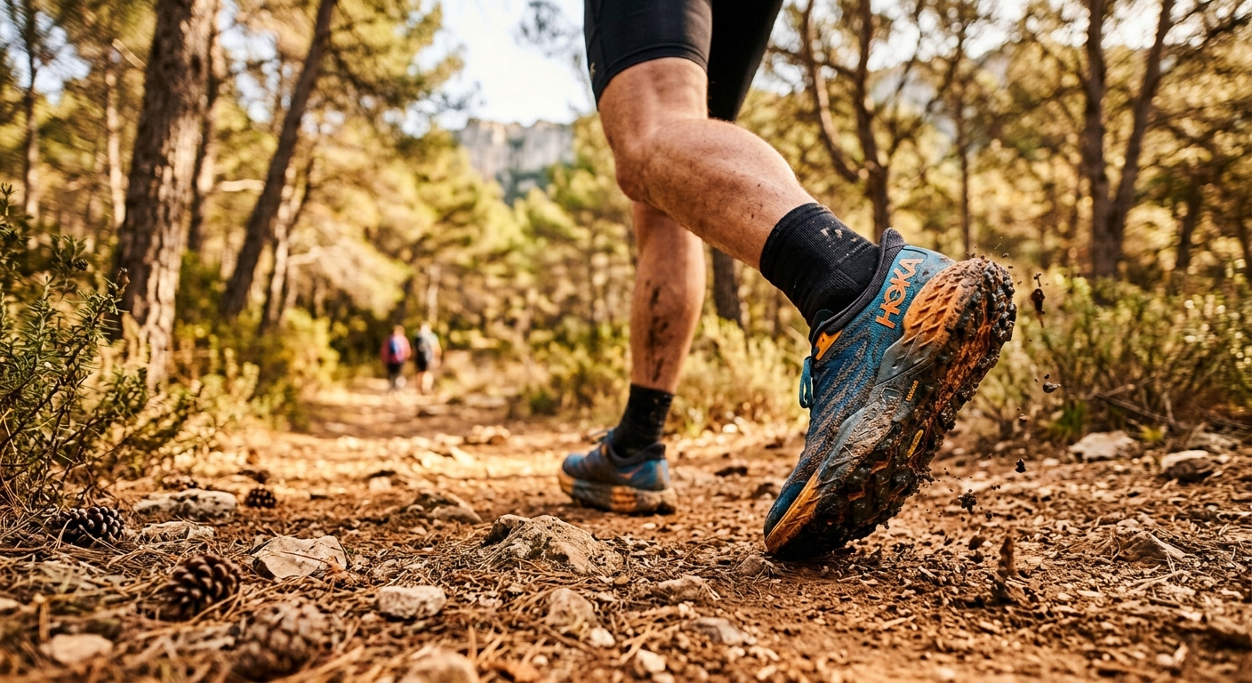 Trail dans le Luberon