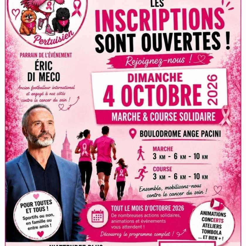 Octobre Rose à Pertuis 2026