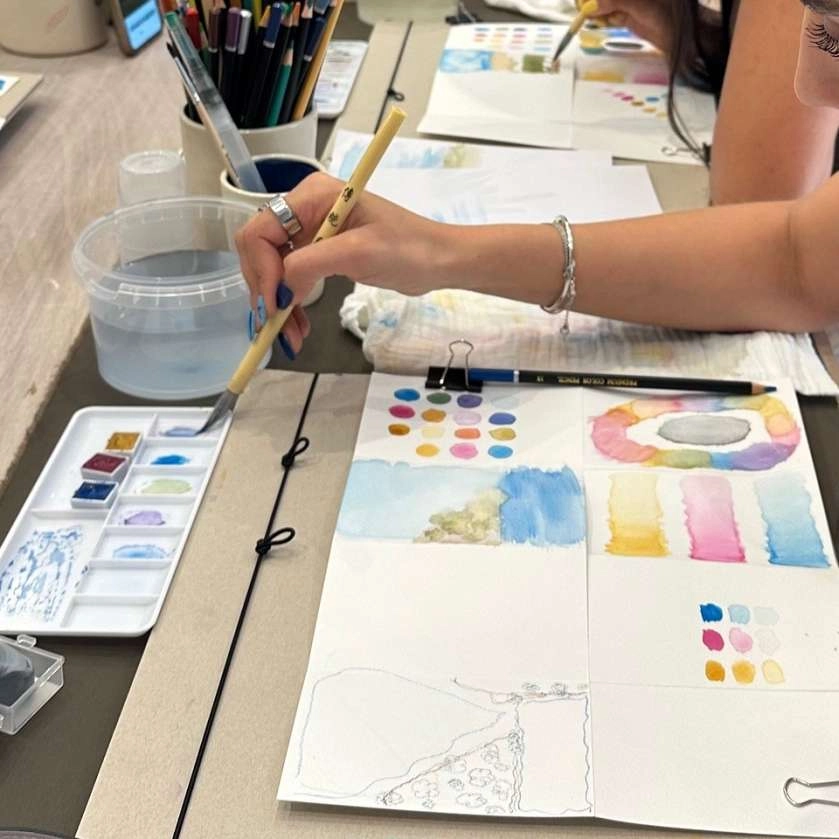 Atelier d'aquarelle- Biennale d'art de Pertuis