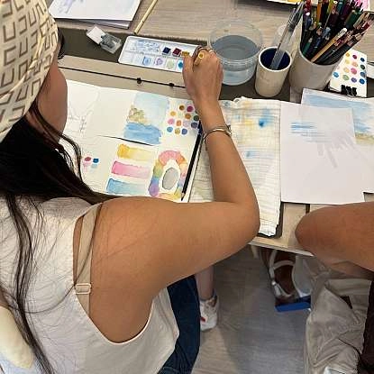 Atelier d'aquarelle- Biennale d'art de Pertuis